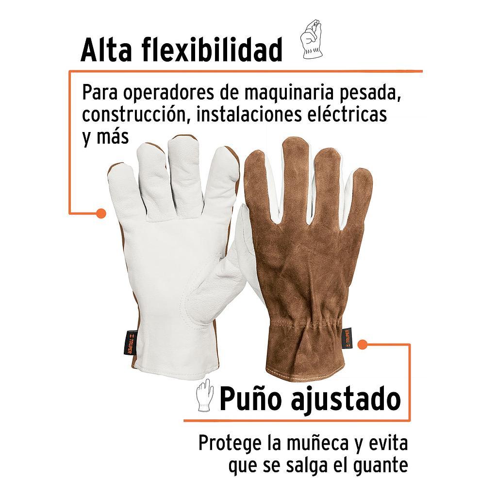 GUANTES DE PIEL DE CABRA CON DORSO DE CARNAZA TRUPER