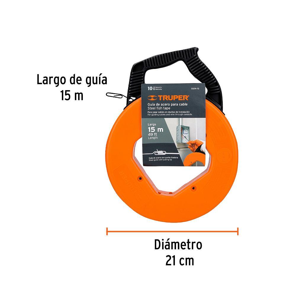 GUIA PARA CABLE 15 MTS TRUPER
