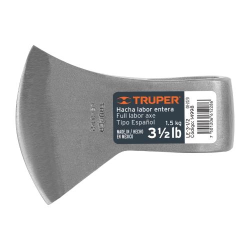 HACHA 31/2LB S/MANGO LABOR ENTERA TRUPER