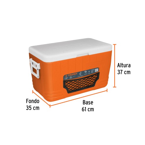 HIELERA DE 46 LITROS TRUPER