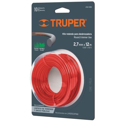 HILO P/DESBROZADORA 2.7MM 12M EN TARJETA