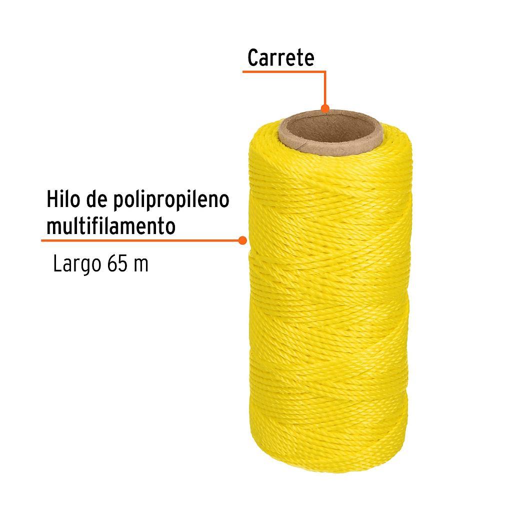 HILO PARA ALBAÑIL 65 MTS AMARILLO TRUPER
