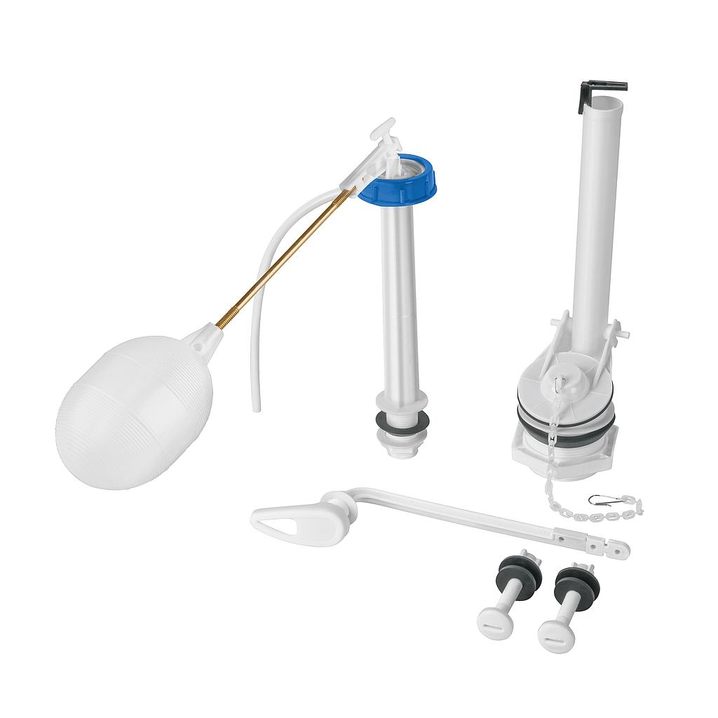 JUEGO DE ACCESORIOS PARA WC DE 2" CON FLOTADOR TRADICIONAL FOSET BASIC