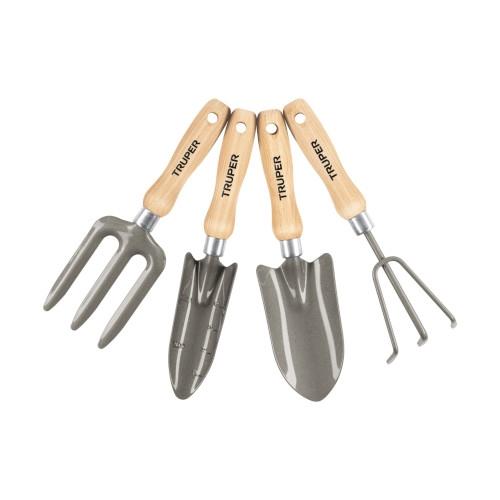JGO HERRAMIENTAS P/JARDIN 4PZ 6 TRUPER