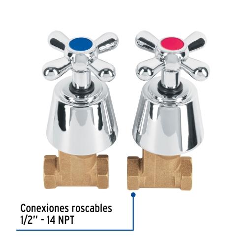 JUEGO LLAVE EMPOTRAR ROSCABLECA MANER CRUCETA