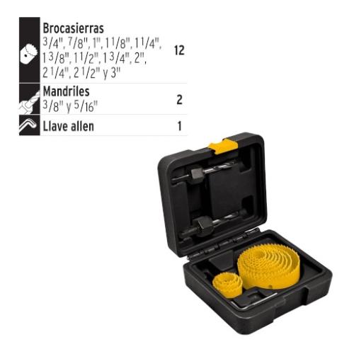 KIT PARA INSTALAR CERRADURA 15 PZ PRETUL