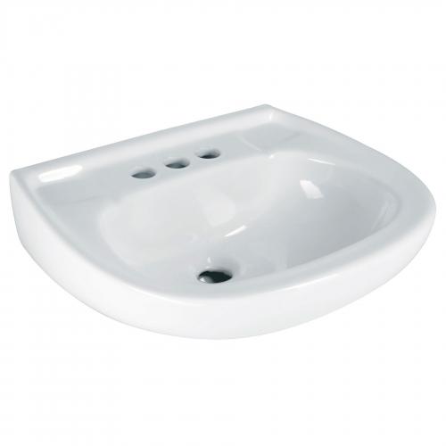 LAVABO DE PORCELANA CON REBOSADERO BLANCO FOSET