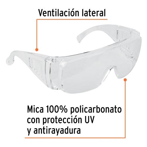 LENTES DE SEGURIDAD TRANSPARENTES TRUPER SAFE