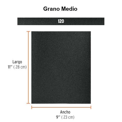 LIJA DE AGUA GRANO 120 DE CARBURO DE SILICIO TRUPER
