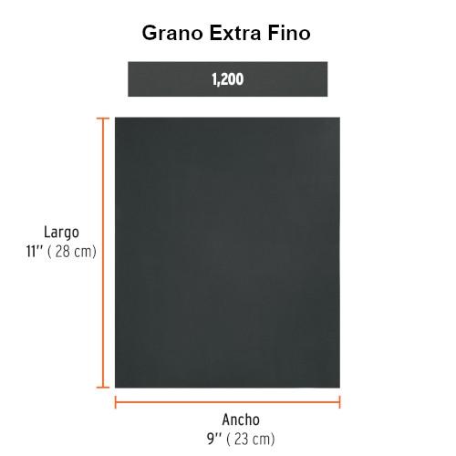LIJA DE AGUA GRANO 1200 MICROFINA CARBURO DE SILICIO TRUPER