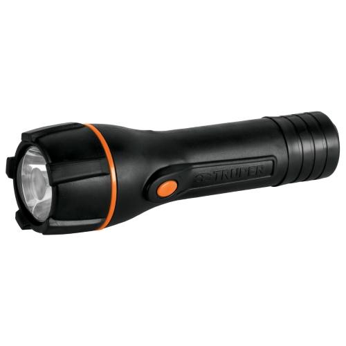 LINTERNA PLASTICA 1 LED 180 lm CON 2 PILAS D TRUPER