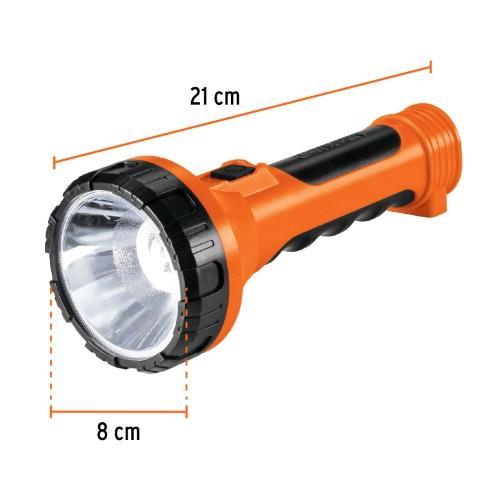 LINTERNA PLASTICA 11 LEDS RECARGABLE TRU