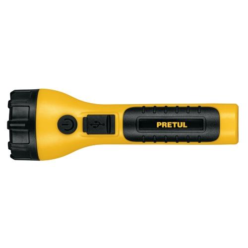 LINTERNA RECARGABLE DE LED 120LM PRETUL