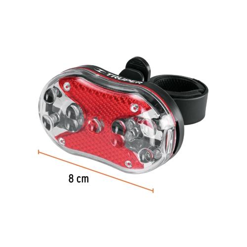 LINTERNA TRASERA P/BICICLETA 9 LEDS TRU
