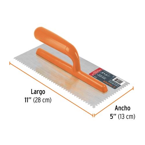 LLANA 11X15 DENT.PICO MGO PLAST.TRUPER