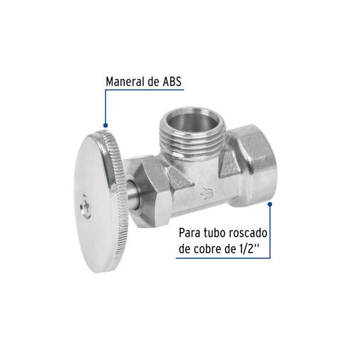 LLAVE ANGULAR 1/2 COMPAC T/BARRITO FOSET