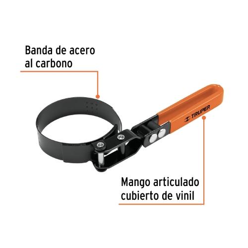 LLAVE BANDA METALICA 31/4 P/FILTR ACEIT