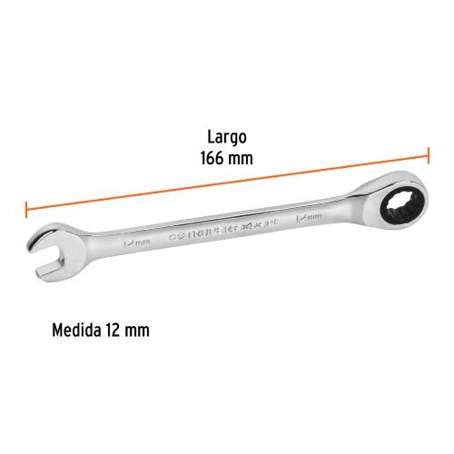 LLAVE COMBINADA C/MATRACA 12MM TRUPER