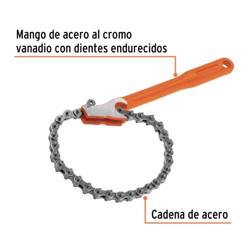 LLAVE UNIVERSAL CON CADENA CON MANGO DE 11" TRUPER