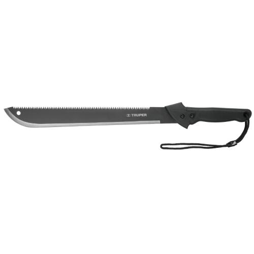 MACHETE DOBLE FILO 18 CON FUNDA TRUPER