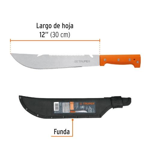 MACHETE T/RAMBO 12 CACHA NARANJA TRUPE