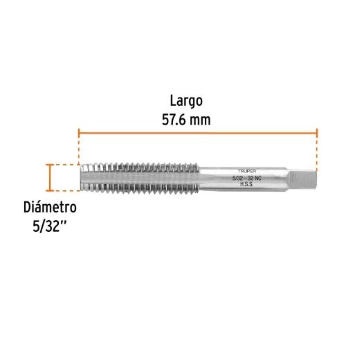 MACHUELOS SEMICONICOS 5/32 C/STD TRUPER