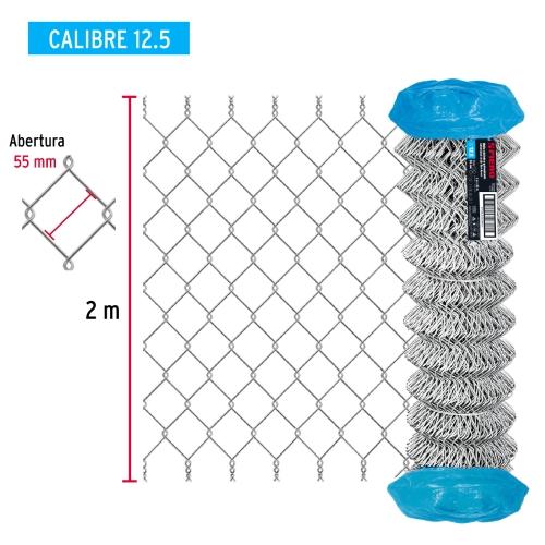 MALLA CICLONICA 2X20MT CALIBRE 12.5 S/FORRO