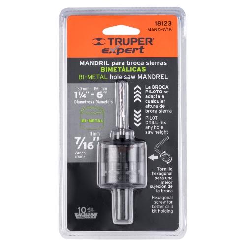 MANDRIL 7/16 P/CORTACIRCULO TRUPER