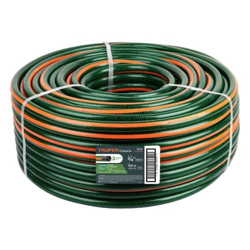 MANGUERA 3/4 REFORZADA TRUPER (100MT)