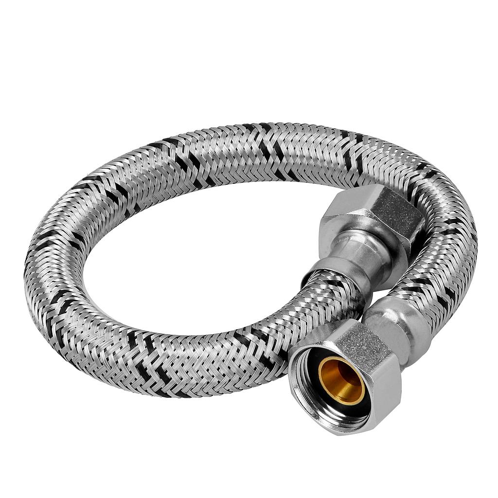 MANGUERA PARA BOILER ACERO INOXIDABLE DE 3/4" X 3/4" DE 40 cm FOSET