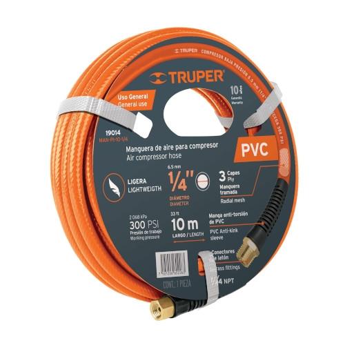 MANGUERA P/BAJA PRESION 5 MTS 1/4 TRUPER