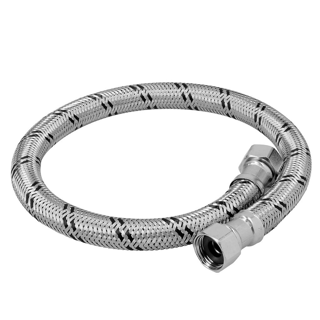 MANGUERA PARA BOILER ACERO INOXIDABLE DE 1/2" X 1/2" DE 60 cm FOSET