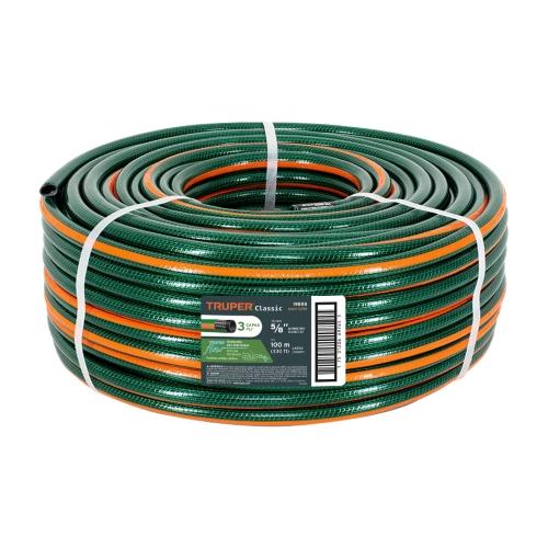 MANGUERA VERDE REFORZADA 5/8 TRUPER