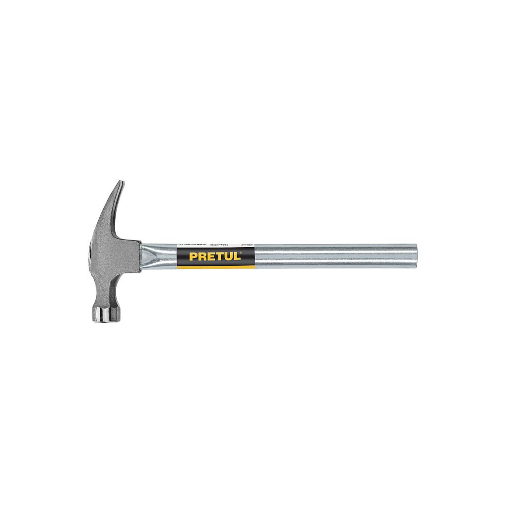 MARTILLO TUBULAR 16oz UÑA RECTA PRETUL