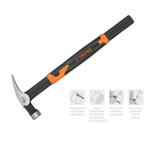 MARTILLO TUBULAR P/CIMBRA UÑA RECTA 16oz