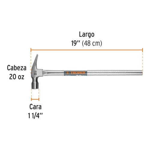 MARTILLO TUBULAR TRUPER 20 oz (MTR-20)