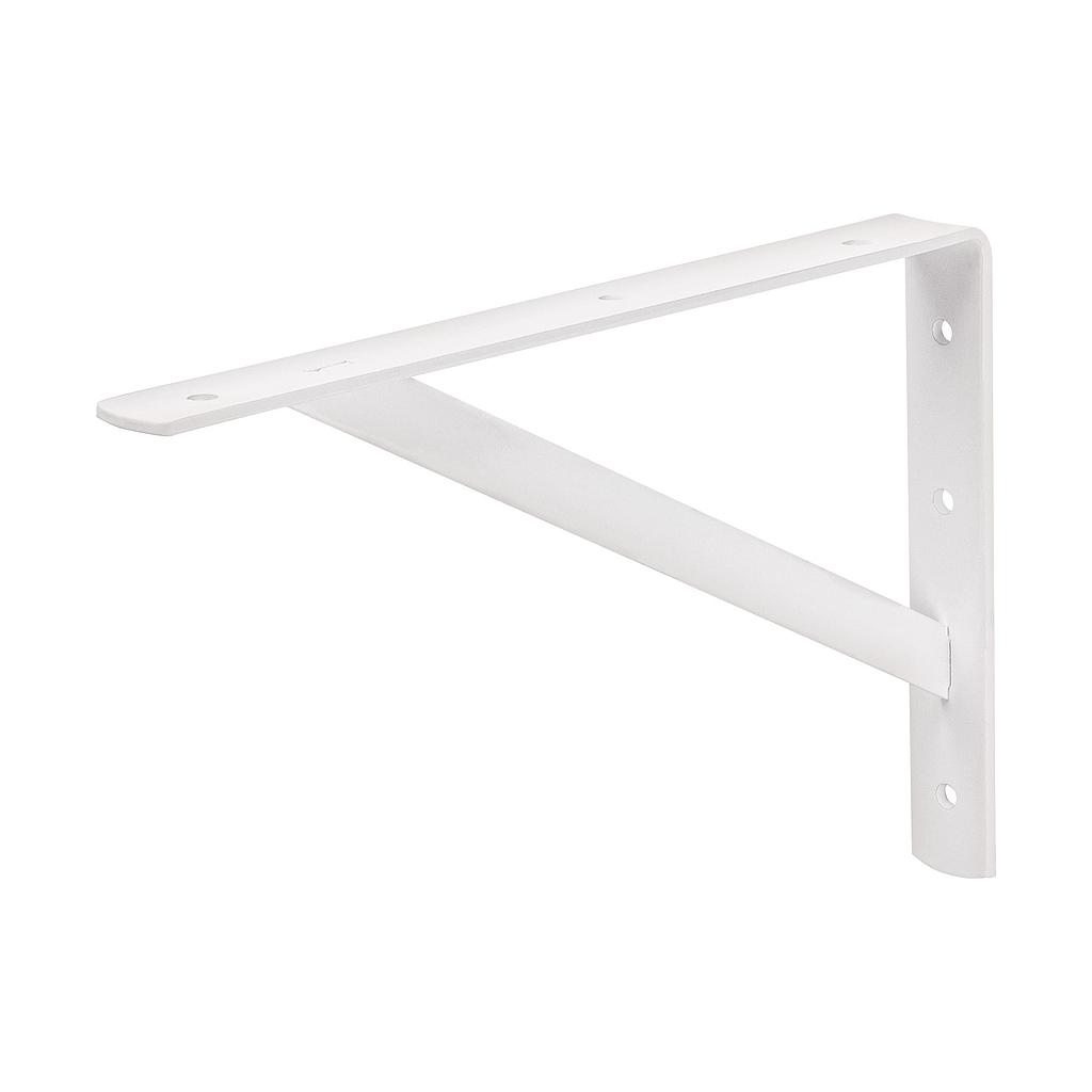 MENSULA REFORZADA DE ACERO BLANCA 8" X 12" FIERO
