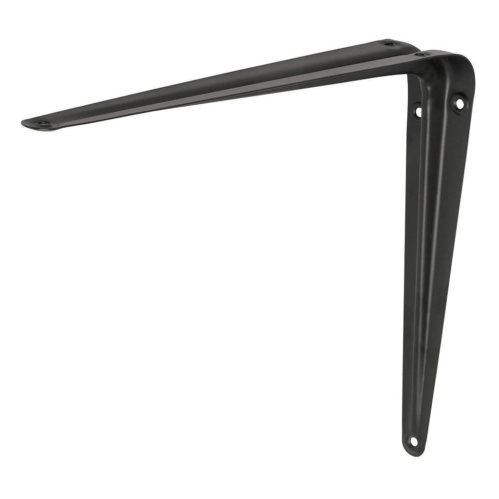 MENSULA DE ACERO NEGRA DE 10" X 12" FIERO
