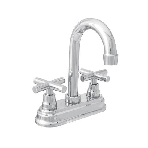 MEZCLADORA DE 4" TIPO BAR CON MANERAL DE CRUCETA PARA LAVABO DICA