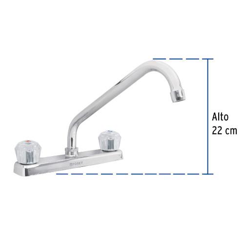 MEZCLADORA BASIC 8 PARA FREGADERO FOSET (F-318A)