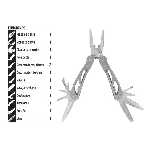 NAVAJA 13 FUNCIONES ACERO INOX PRETUL