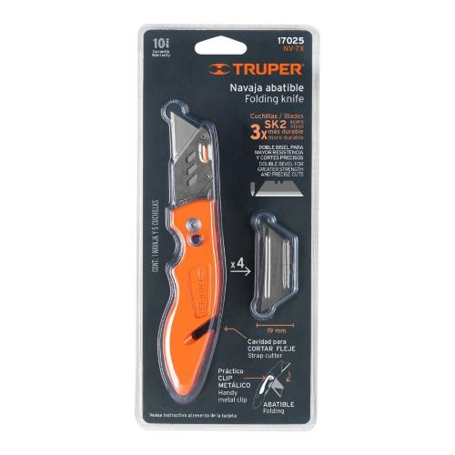 NAVAJA ABATIBLE 7 CUERPO METALICO TRUPE