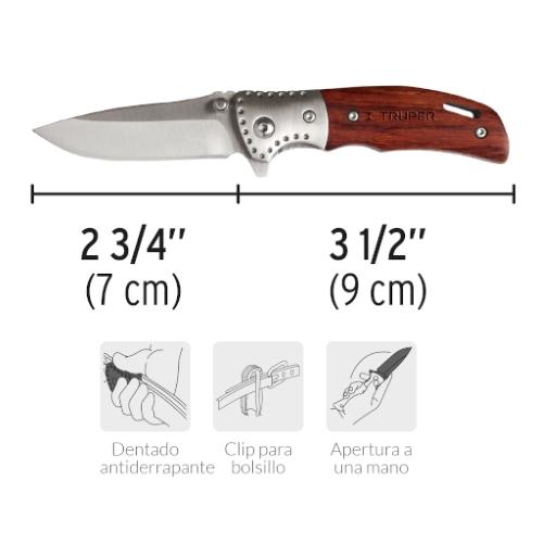 NAVAJA ABATIBLE CACHA 31/2 TRUPER
