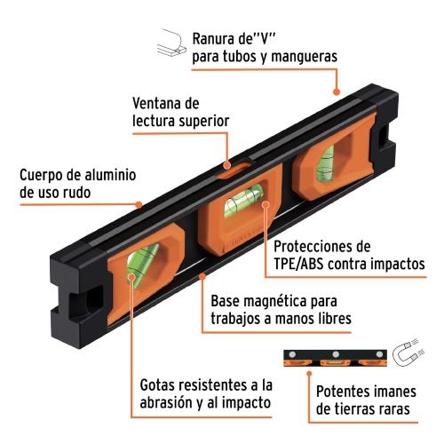 NIVEL TORPEDO 9 PROFESIONAL TRUPER
