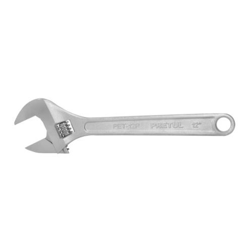 LLAVE AJUSTABLE (PERICO) 12" CROMADA  PRETUL