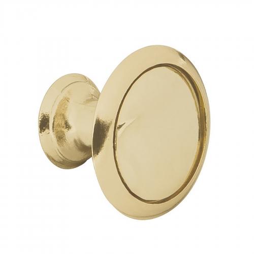 PERILLA METALICA ESTILO MODERNO LATON BRILLANTE HERMEX