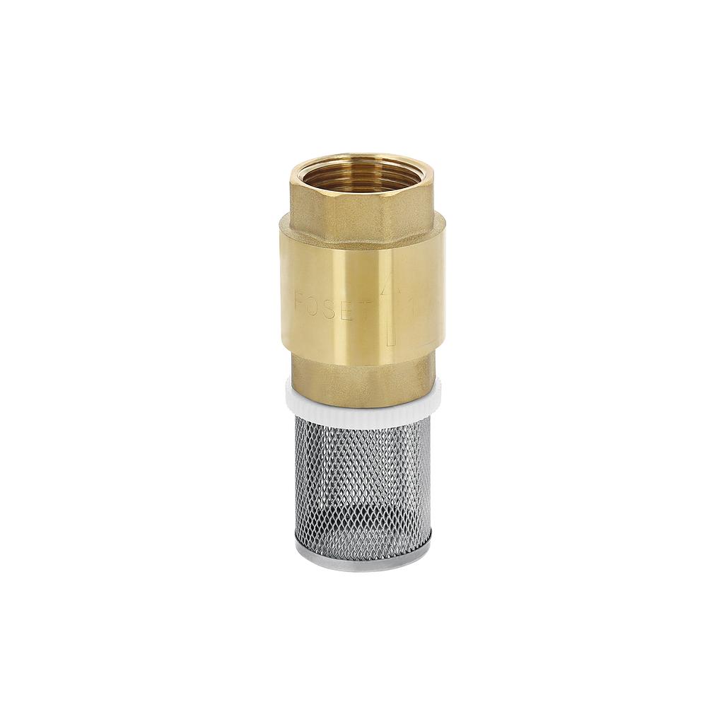 PICHANCHA CON REJILLA ACERO INOXIDABLE DE 1" FOSET