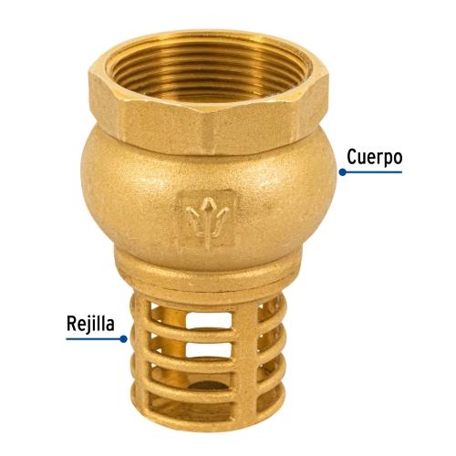 PICHANCHA CON REJILLA DE LATON 1-1/2 Plg. FOSET