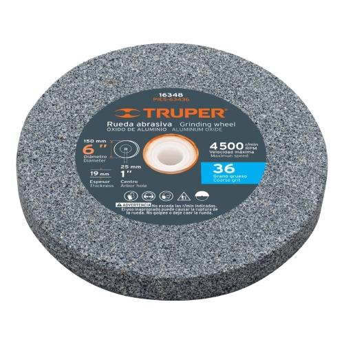 PIEDRA P/ESMERIL 6 ESPE 3/4 CEN 1 TRUPE