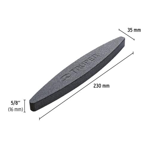 PIEDRA PARA AFILAR 230X35X16MM GRANO 120 TRUPER